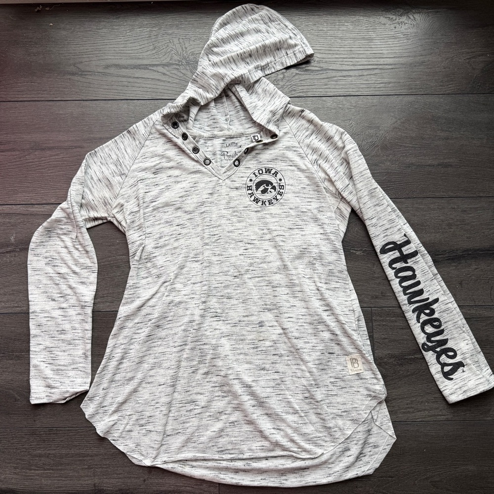 Iowa Hawkeyes Hooded LongSleeve Tee